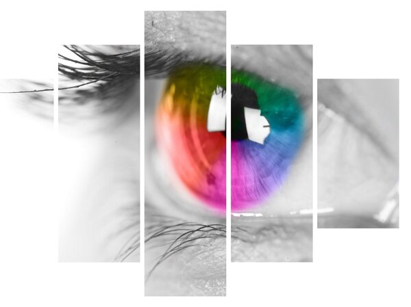 Tablou - Iris din ochi (150x105 cm)