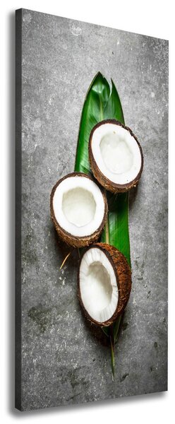 Tablou pe pânză canvas Pe frunze de nucă de cocos