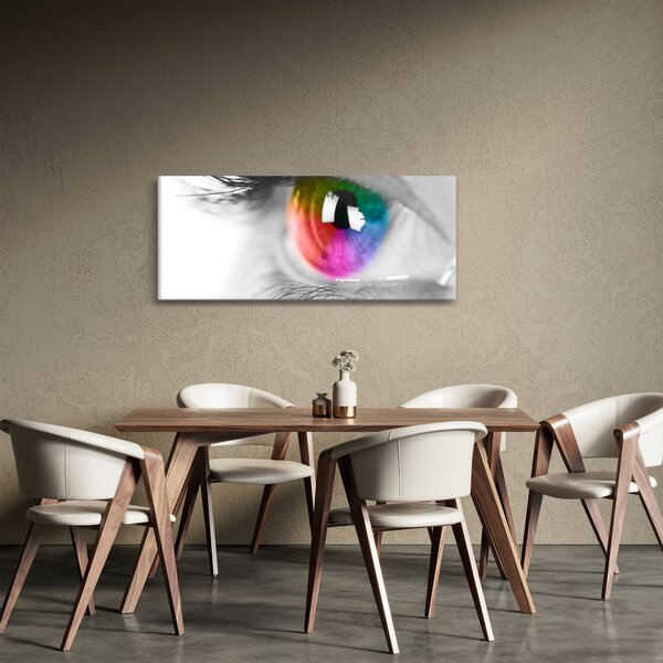 Tablou - Iris din ochi (120x50 cm)