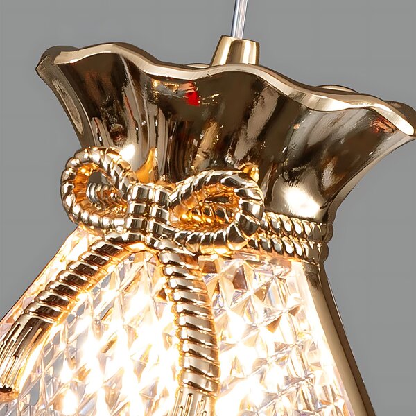 Lampă suspendată de tavan LHJ107-1CP light rose gold