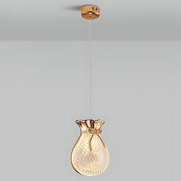 Lampă suspendată de tavan LHJ107-1CP light rose gold