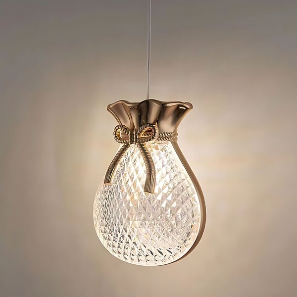 Lampă suspendată de tavan LHJ107-1CP light rose gold