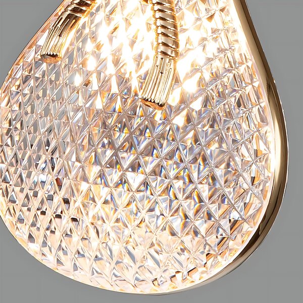 Lampă suspendată de tavan LHJ107-1CP light rose gold
