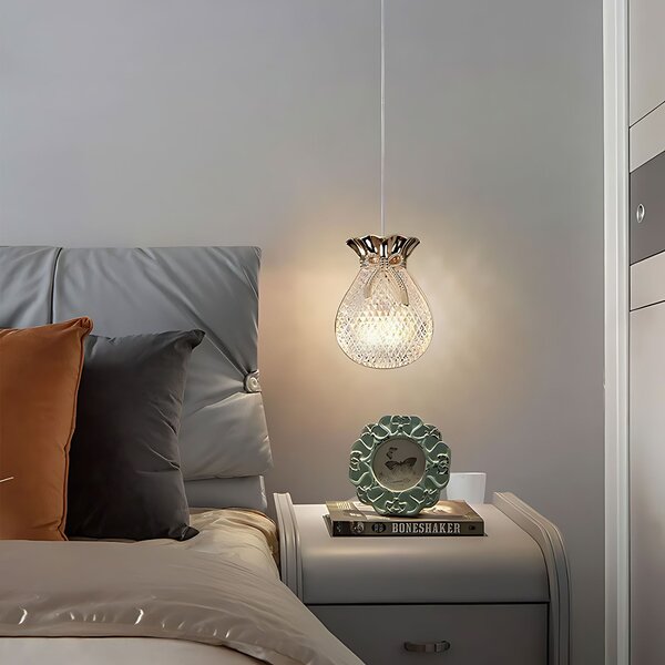 Lampă suspendată de tavan LHJ107-1CP light rose gold