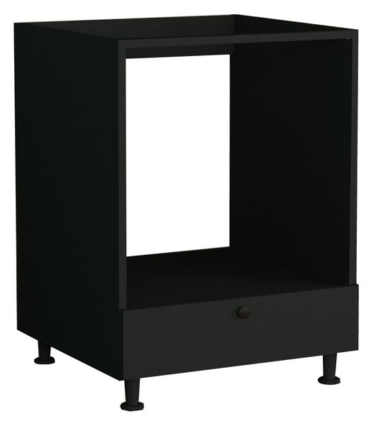 Corp haaus Yukon, Negru, 60 x 58 x 87 cm