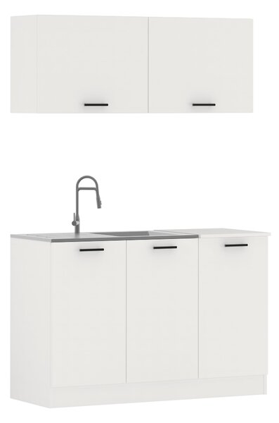Bucatarie haaus Taco, Alb, L 120 cm