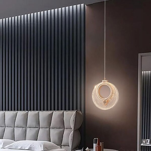 Lustră cu Cristale Suspendată LHJ110-1CP LIGHT ROSE GOLD