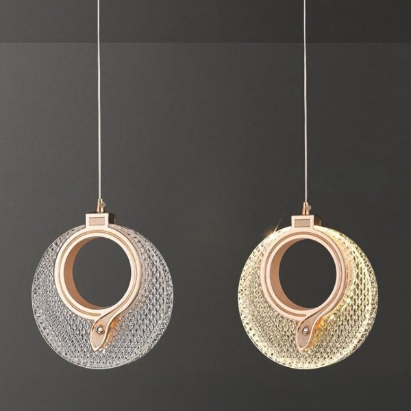 Lustră cu Cristale Suspendată LHJ110-1CP LIGHT ROSE GOLD
