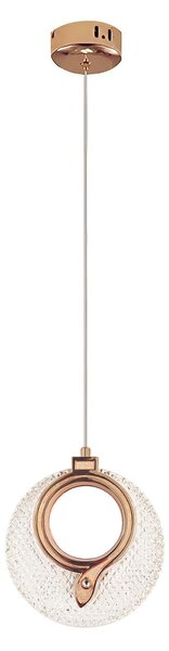 Lustră cu Cristale Suspendată LHJ110-1CP LIGHT ROSE GOLD
