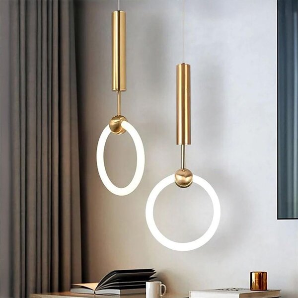Lampă suspendată LED LHJ059-1CP Brush Gold