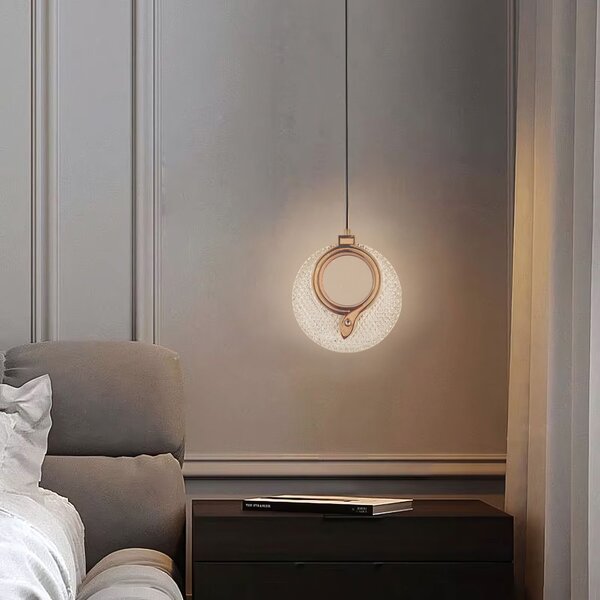 Lustră cu Cristale Suspendată LHJ110-1CP LIGHT ROSE GOLD