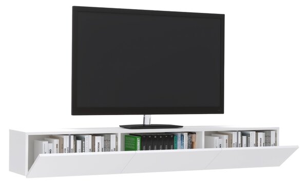 Comoda haaus Elba, Alb, 180 x 30 x 25 cm