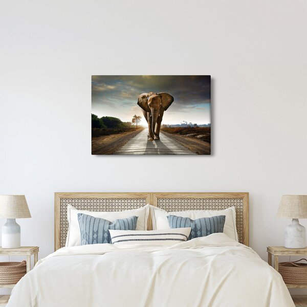 Tablou cu elefant (90x60 cm)