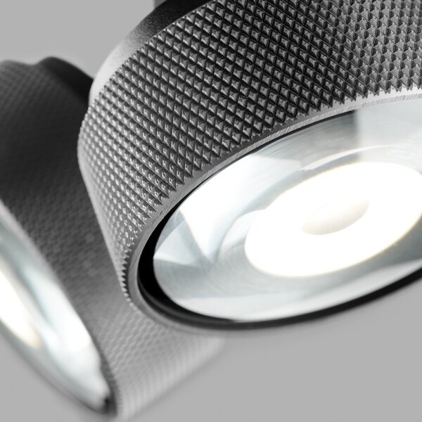 Plafoniere LIGHT-POINT, Cosmo C2, reglabil, Gri, Camera de zi, Aluminiu, Design