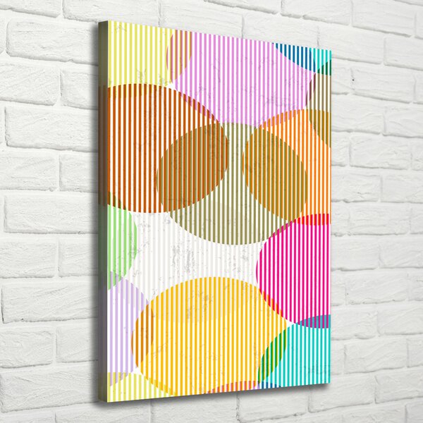 Tablou pe pânză canvas cercuri colorate