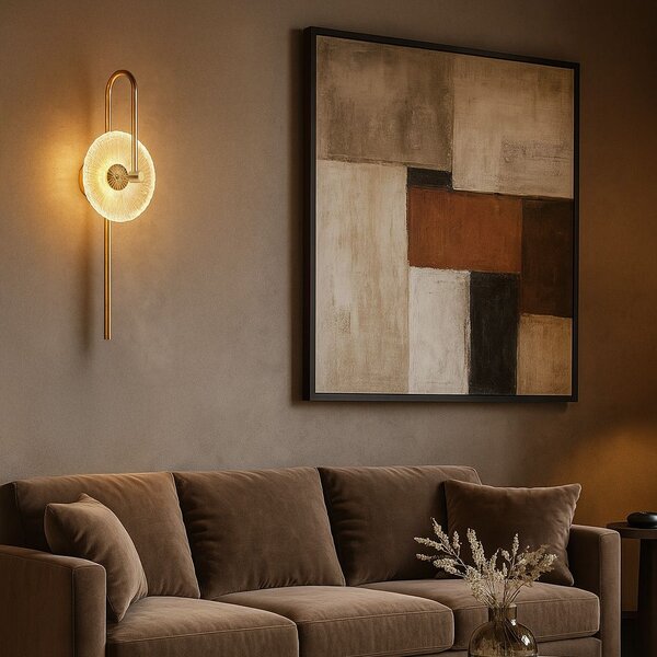 APLICĂ DE PERETE LED LHJ072-W BRUSH GOLD