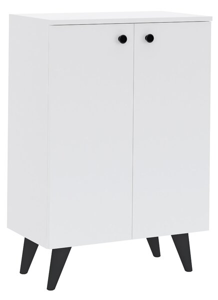 Pantofar haaus Luton, 2 Usi, Alb, 62 x 35 x 90 cm