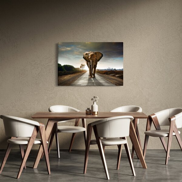 Tablou cu elefant (90x60 cm)
