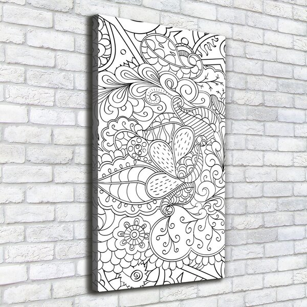 Tablou pe pânză zentangle fundal