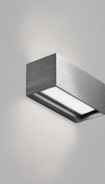 Lampă de perete LIGHT-POINT, Linea W1, reglabil, Gri, Camera de zi, Aluminiu, Design