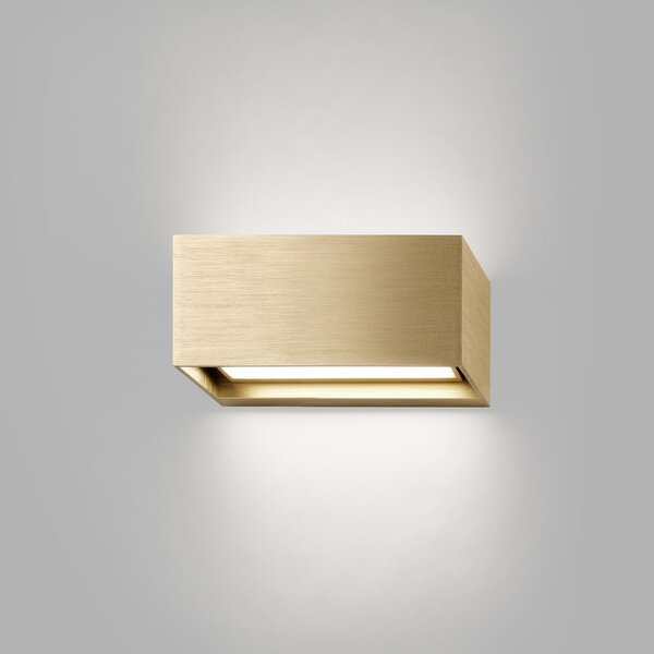 Lampă de perete LIGHT-POINT, Linea W1, reglabil, Auriu / Alamă, Camera de zi, Aluminiu, Design