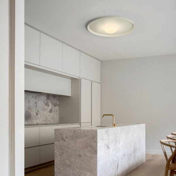 Vibia Top Aplică de perete LED Ø 60 cm verde L1, reglabil, Verde, Camera de zi / sufragerie, Metal, Modern