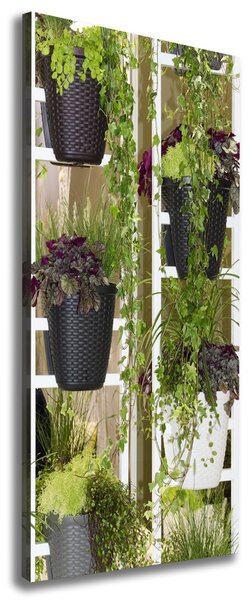 Imprimare tablou canvas Pat de flori