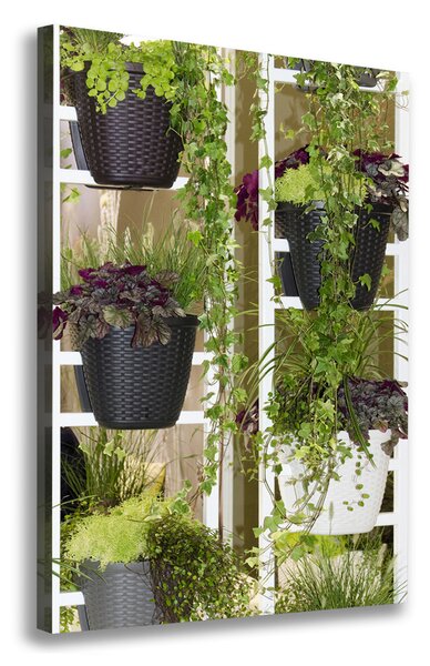 Imprimare tablou canvas Pat de flori