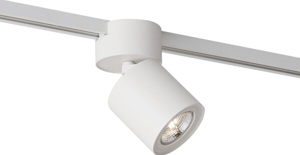Spot modern alb pentru sistem de șină monofazat GU10 70mm - Iconic Roto