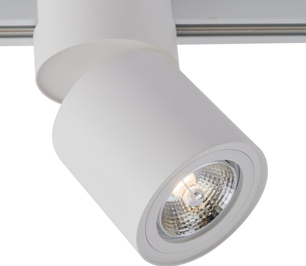 Spot modern alb pentru sistem de șină monofazat GU10 70mm - Iconic Roto