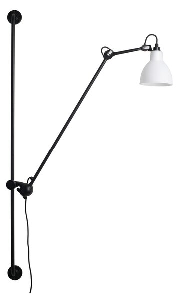 Lampă de perete Lampe Gras, 214 Round, Negru, Camera de zi, Metal, Design