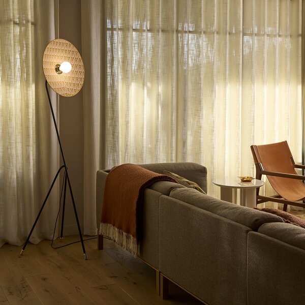 Lampadar MARKET SET, Gatsby, Bej, Camera de zi, Țesătură / Textil, Design