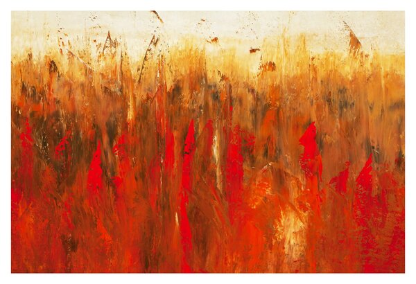 Tablou cu abstracție pictată (90x60 cm)