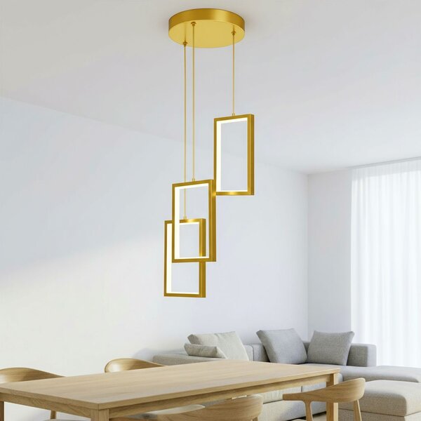 Lampa LED LHJ088-3CP GOLD