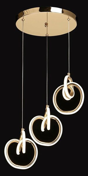 Lampa LED LHJ093-3CP GOLD