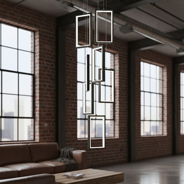 Lampa LED LHJ089-7CP BLACK