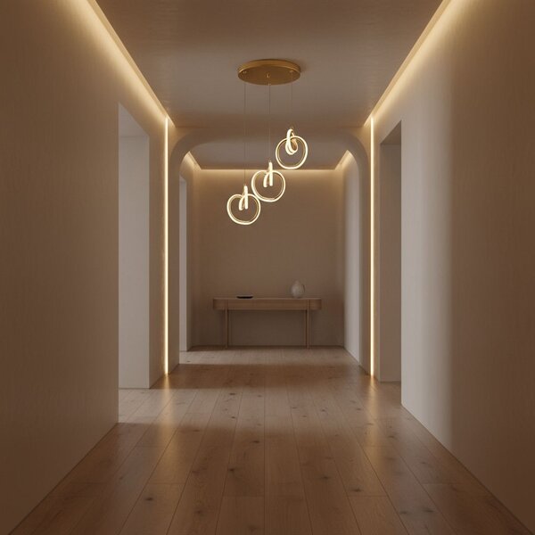 Lampa LED LHJ093-3CP GOLD