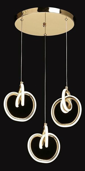 Lampa LED LHJ093-3CP GOLD