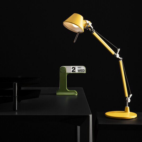 Lampă de masă Artemide, Tolomeo Micro, Galben, Studiu / Birou, Metal, Design