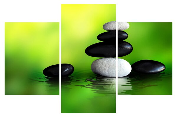 Tablou- Pietre pentru relaxare (90x60 cm)