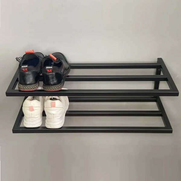 Pantofar,din metal,culoare negru,50x20x30 cm