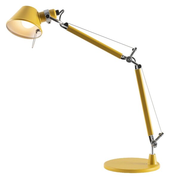 Lampă de masă Artemide, Tolomeo Micro, Galben, Studiu / Birou, Metal, Design