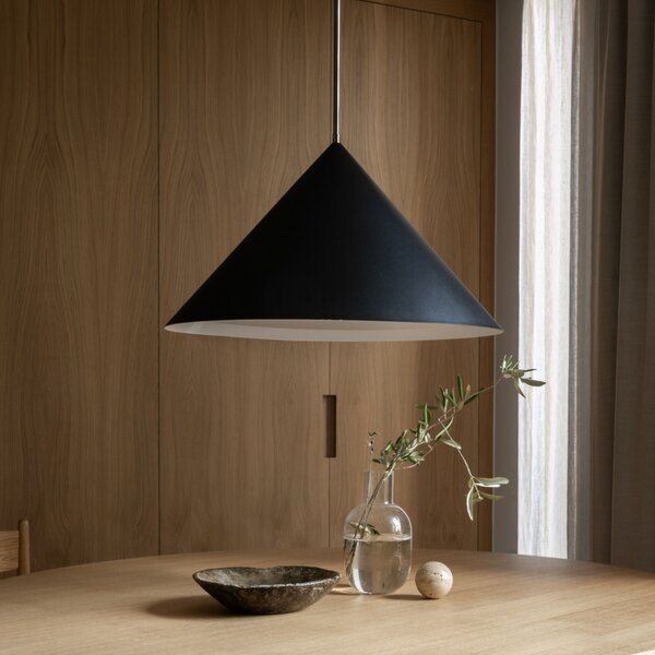 Lustră Pendul Watt & Veke, Kuro, reglabil, Negru, Bucătărie, Metal, Design