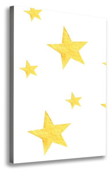 Tablou pe pânză canvas stele galbene