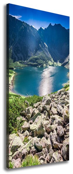Print pe pânză Negru iaz Tatry