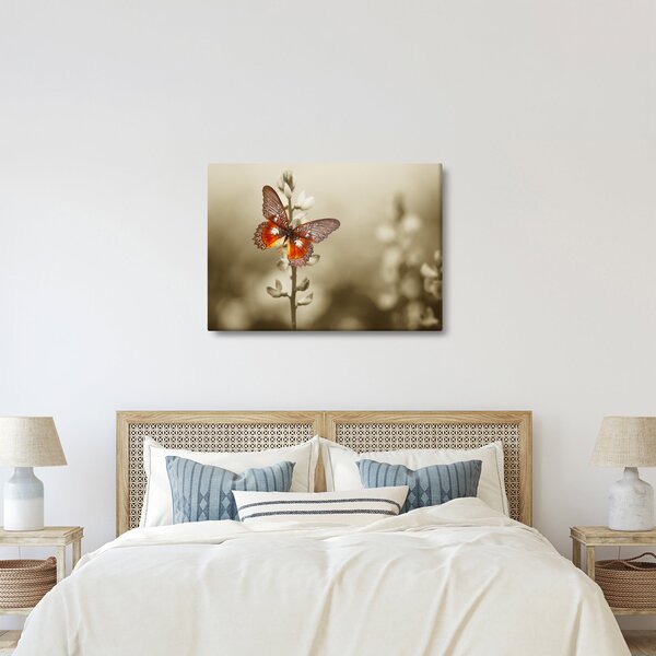 Tablou cu fluture (70x50 cm)