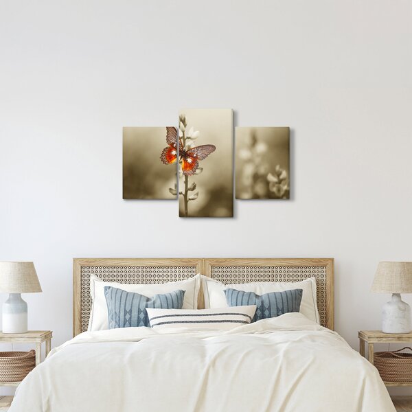 Tablou cu fluture (90x60 cm)