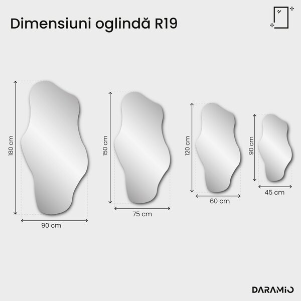 Oglindă Pure cu fațetă R19