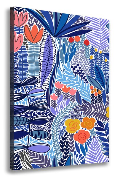 Tablou pe pânză canvas flori tropicale