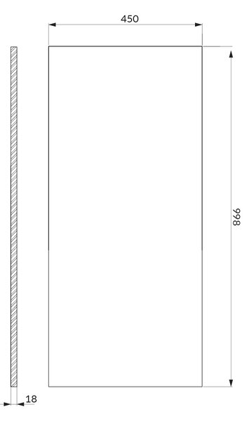 Cersanit Moduo blat 119.8x45 cm stejar S590-126